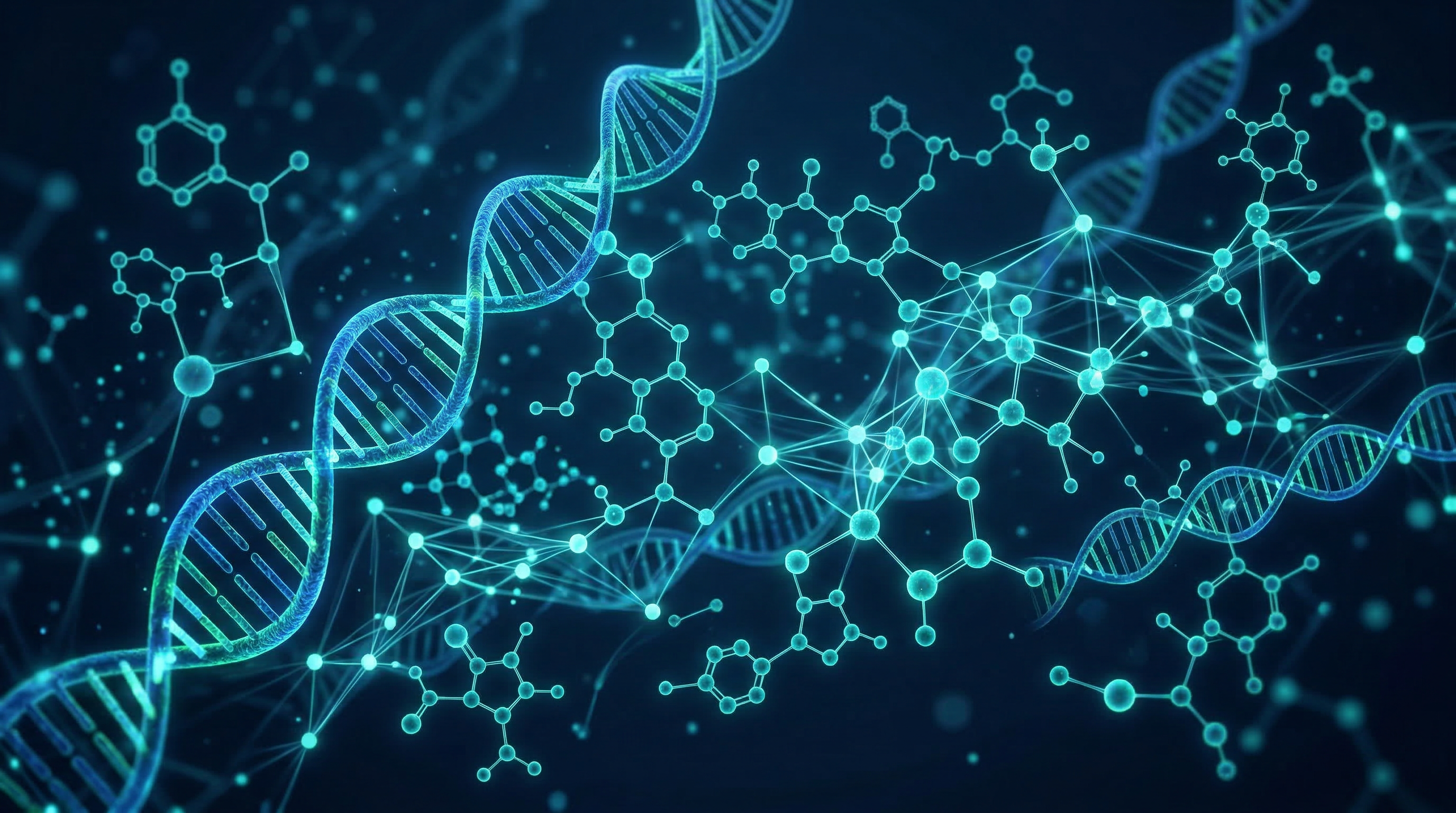 Abstract molecular network visualization